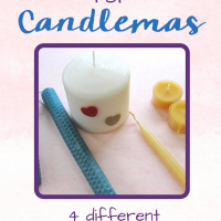 Making Candles for Candlemas
