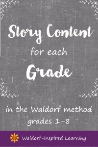 Waldorf Story Content for Each Grade