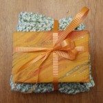 Knitted Washcloth w/ Soap