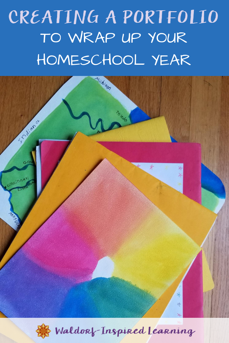 Creating a Portfolio to Wrap Up Your Homeschool Year