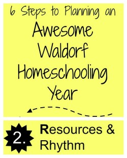 Waldorf Homeschool Planning with Step Two