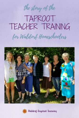 Seven presenters at Taproot Teacher Training