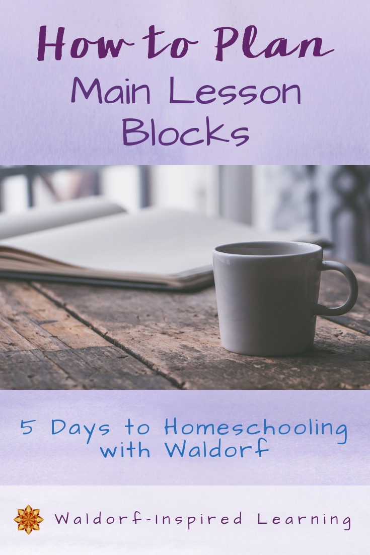 How to Plan Main Lesson Blocks