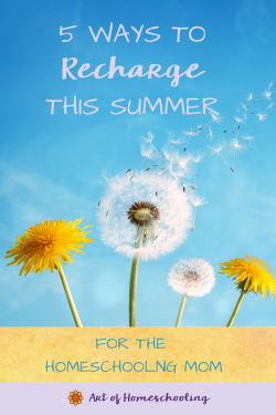 5 Ways to Recharge This Summer for the Homeschooling Mom