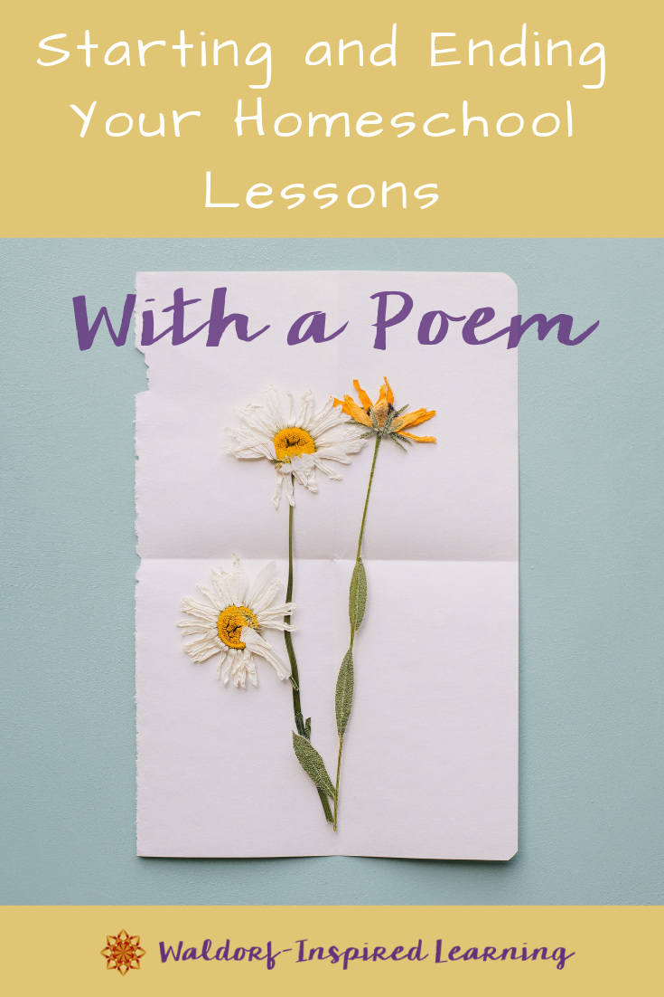 Poems for Starting and Ending Your Lessons