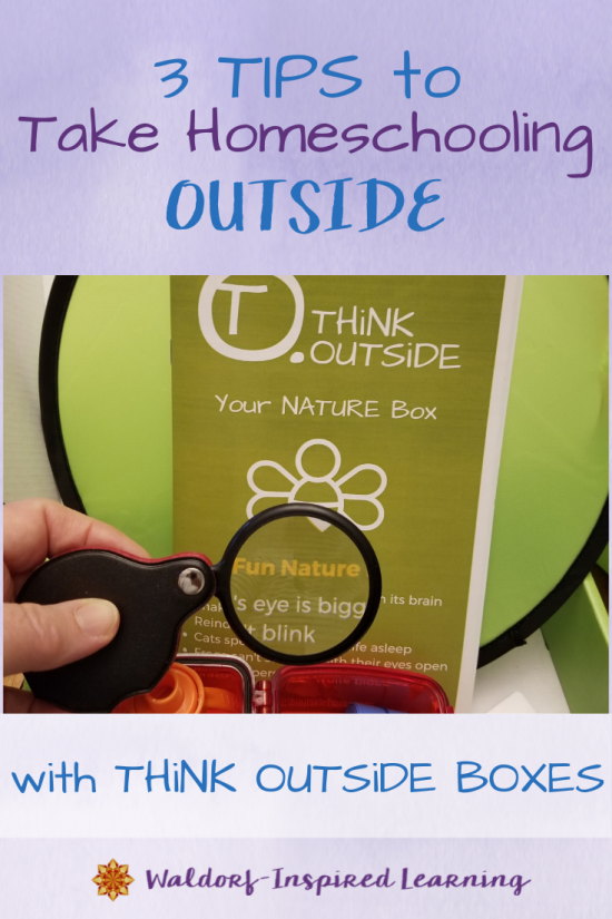 3 Tips to Take Homeschooling Outside with THiNK OUTSiDE BOXES