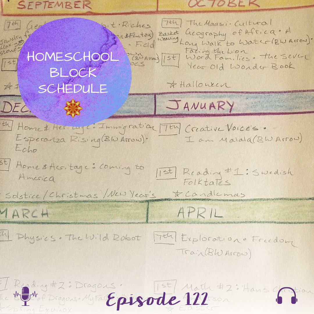 Homeschool Block Schedule