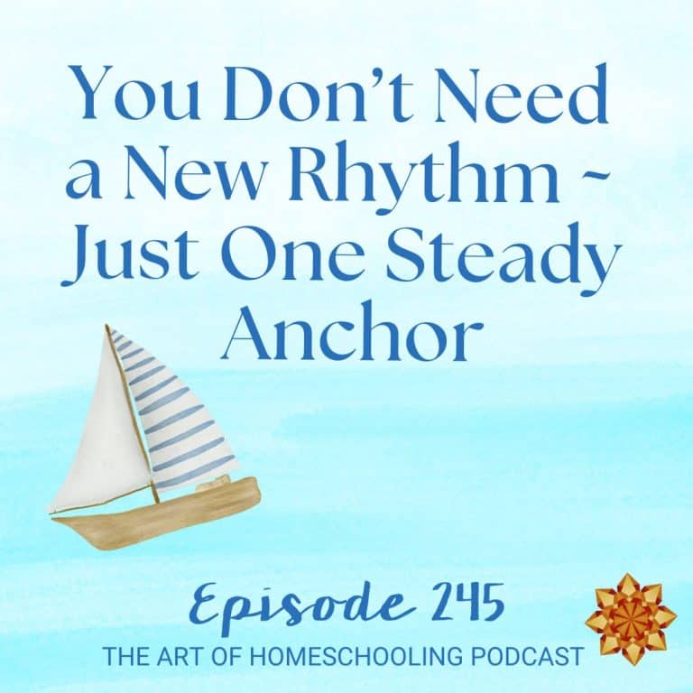 You Don't Need a New Rhythm ~ Just One Steady Anchor