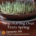 Stop Starting Over Every Spring
