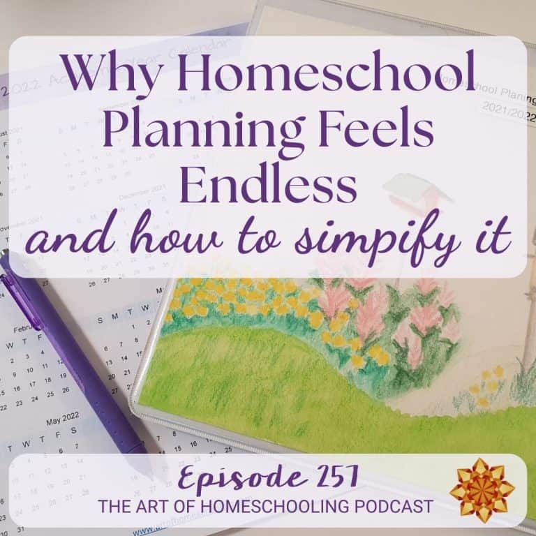 Why Homeschool Planning Feels Endless (And How to Simplify It)